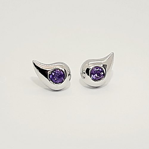 Pendientes Bas Amatista