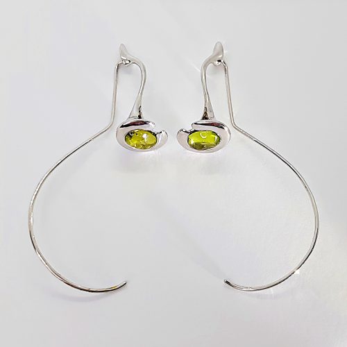Pendientes OV Peridoto