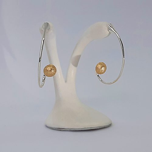 Pendientes May Plata Oro