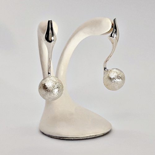 Pendientes Esfera de Plata
