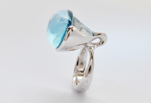 Sortija MA-Topacio azul